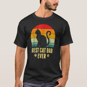 Mannen Beste Kat Papa Ooit Kat Vader Vader Dag T-shirt