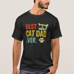 Mannen Beste Kat Papa Ooit Vuist Bump  Kat Vader T-shirt