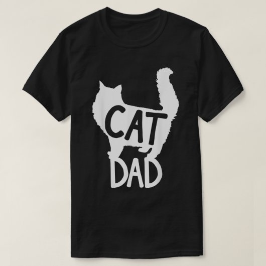 Mannen beste kat papa vaderdag Mannen Kat Papa Pap T-shirt (Design voorkant)