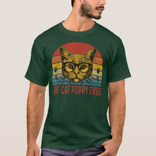 Mannen beste kat papaver ooit kat Lovers Funny T-shirt