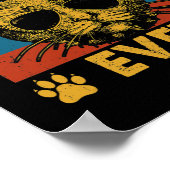 Mannen beste kat Stap pa ooit grappige kat vader Poster (Hoek)