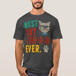 Mannen  beste kat-vader in de wet altijd op maat t-shirt