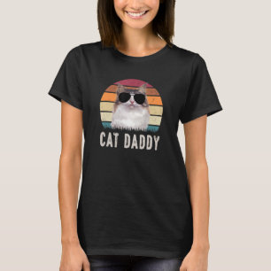 Mannen beste kat vader ooit koude kat papa vet t-shirt