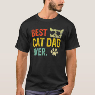 Mannen beste kat vader ooit vuist bump kat papa t-shirt