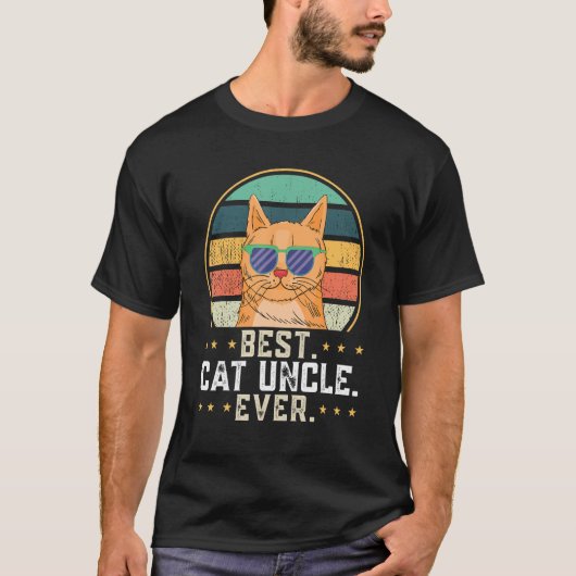 Mannen beste kattenoom ooit t-shirt (Voorkant)