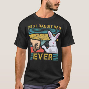Mannen beste konijnenvader ooit vaderdag Bunny Ani T-shirt