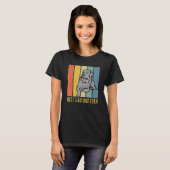 Mannen beste lab vader ooit houtskool labrador ret t-shirt (Voorkant volledig)