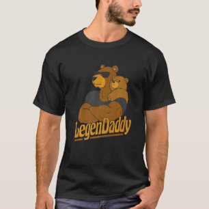 Mannen beste legendaddy Beer met zoon dochter pa T-shirt
