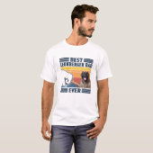 Mannen beste Leonberger papa ooit Funny Dog Lover  T-shirt (Voorkant volledig)