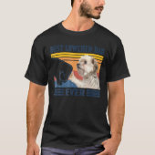 Mannen beste Lowchen pa ooit Funny Dog Lover Vader T-shirt (Voorkant)
