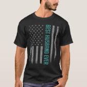 Mannen beste man ooit Amerikaanse vlag Shirt Gifts (Voorkant)