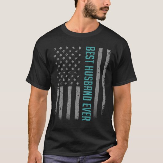 Mannen beste man ooit Amerikaanse vlag Shirt Gifts (Voorkant)