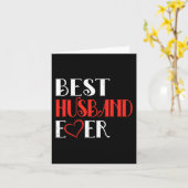 Mannen beste man ooit T-shirt Valentijnsdag Gifts  Kaart (Gele Bloem)