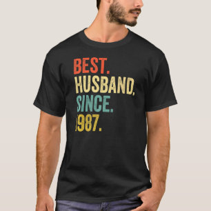 Mannen beste man sinds 1987 35ste bruiloft t-shirt