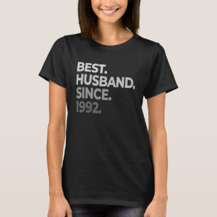 Mannen beste man sinds 1992 30ste trouwdag t-shirt