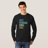 Mannen beste man sinds 2003 19e bruiloft t-shirt (Voorkant volledig)