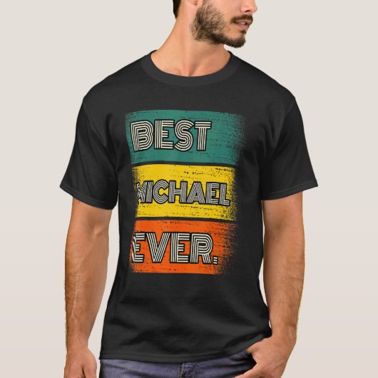 Mannen Beste Michael Ever T-shirt (Voorkant)