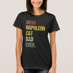 Mannen beste napoleon kat pap kat t-shirt