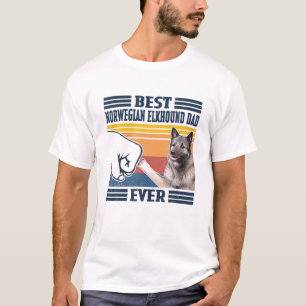 Mannen beste Noorse hond pap ooit Funny Dog Lo T-shirt