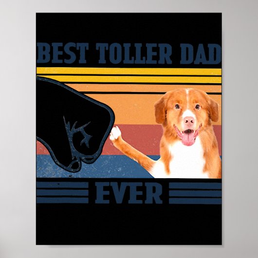 Mannen beste Nova Scotia Duck Tolling Pap Poster (Voorkant)