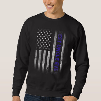 Mannen beste oom ooit Amerikaanse vlag op 4 juli V Trui