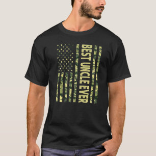 Mannen beste oom ooit Amerikaanse vlag opa Fat T-shirt