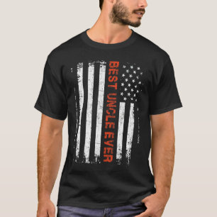 Mannen Beste Oom Ooit Amerikaanse Vlag Tshirt Voor