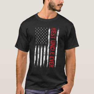Mannen beste oom ooit met Amerikaanse vlag Vader' T-shirt