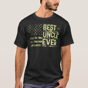 Mannen beste oom ooit vlag Amerikaanse Pa T-shirt