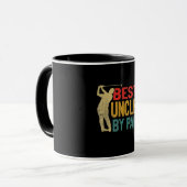 Mannen beste oom op vaderdag van de predikant mok (Voorkant links)