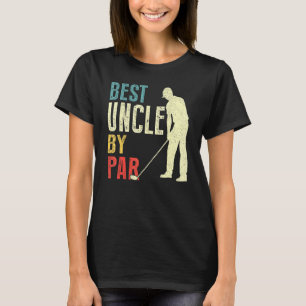 Mannen beste oom van Par Golf Vaderdag papa T-shirt