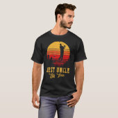 Mannen beste oom van Par Vaderdag Golf Golfing 3 T-shirt (Voorkant volledig)