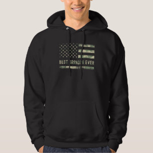 Mannen Beste Opa Ooit Amerikaanse Militaire Camouf Hoodie