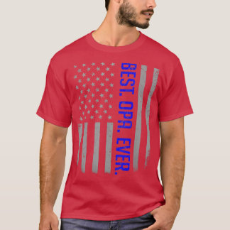 Mannen beste opa ooit Amerikaanse pa vlag geeft ee T-shirt