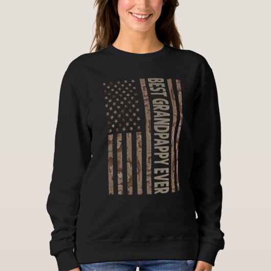Mannen beste opa ooit Amerikaanse vlag opa Trui (Voorkant)