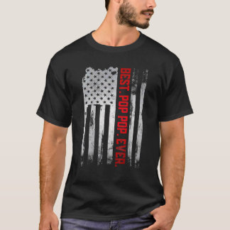 Mannen Beste Opa Ooit Amerikaanse Vlag Vader Usa T-shirt