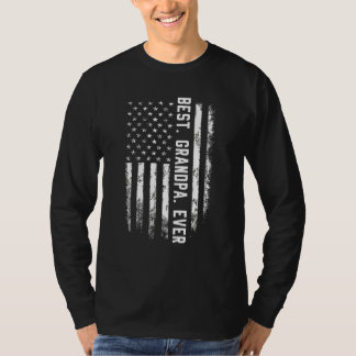 Mannen beste opa ooit Amerikaanse vlag voor mannen T-shirt