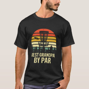 Mannen beste opa op Par Disk Golf Fathers Dag T-shirt