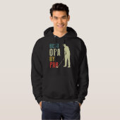 Mannen beste opa van Par Golf Vaderdag papa Hoodie (Voorkant volledig)