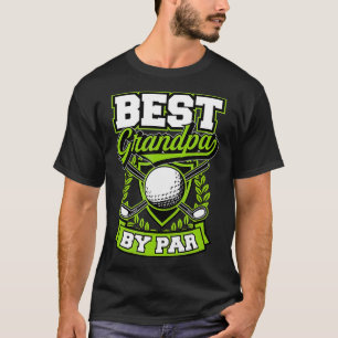 Mannen beste opa van Par Golfing opa T-shirt