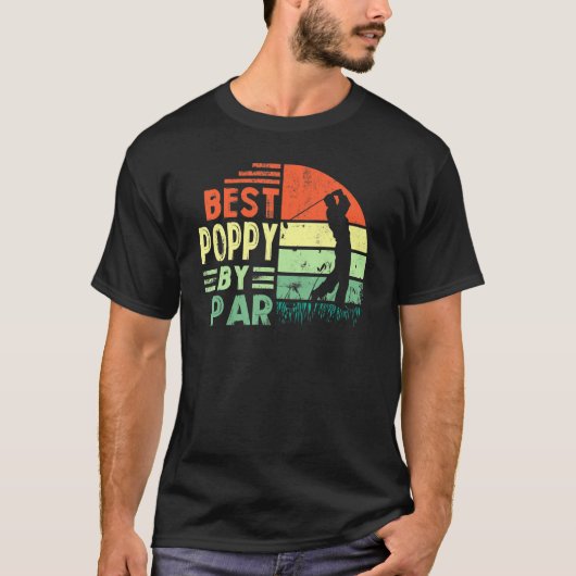 Mannen beste oppepper op vaderdag Gift Golf Lover T-shirt (Voorkant)
