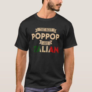 Mannen beste oppepper zijn de Italiaanse vlaggen - T-shirt