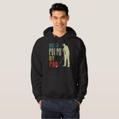 Mannen beste oppop van par Golf Vaderdag Hoodie (Voorkant volledig)