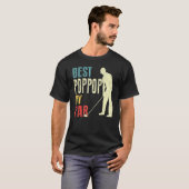 Mannen beste oppop van par Golf Vaderdag T-shirt (Voorkant volledig)