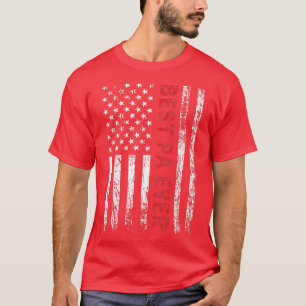 Mannen beste pa ooit Amerikaanse vlag opa vader" T-shirt