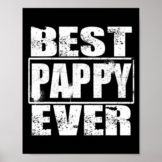Mannen beste pap ooit Funny Fathers Day Gift Manne Poster (Voorkant)