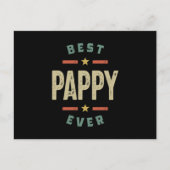 Mannen beste pap ooit opa Gift Briefkaart (Voorkant)