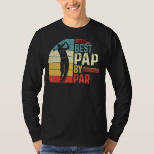 Mannen Beste Pap Pap Door Par Daddy Vader Dag Golf T-shirt