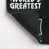 Mannen Beste pap pap 's werelds grootste nr.1 Muismat (Hoek)