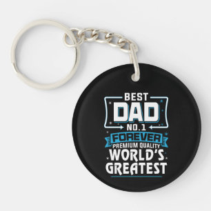 Mannen Beste pap pap 's werelds grootste nr.1 Sleutelhanger